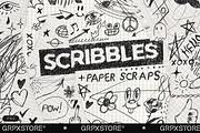 Vector Scribbles and Paper Scraps, a Texture Illustration by GRPXSTORE (Thumbnail 1 of 13)