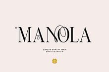 ED Manola - Unique Serif