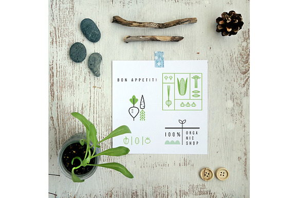 Eco Cards. 12 Templates