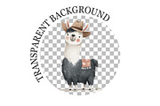 Watercolor Funny Farm Animal Clipart, a Seasonal Illustration by Rose Art (Thumbnail 7 of 7)