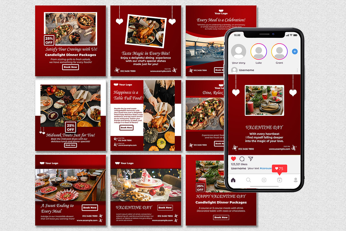 Restaurant - Food - Cafe - Post, a Social Media Template by Mohammad Sarfaraz (Photo 1 of 5)