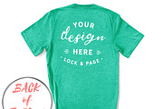 Back Of T-Shirt BC3001 Mockup Bundle, a Shirt Mockup by lock and page (Thumbnail 83 of 88)
