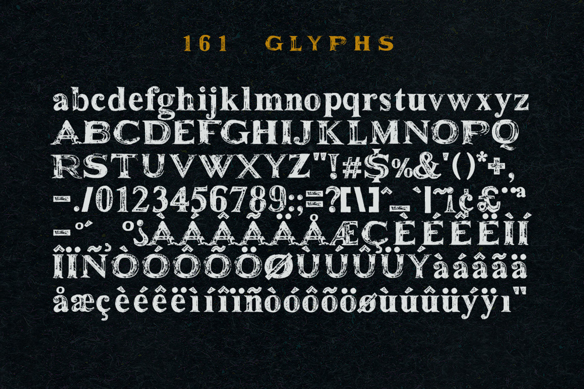Serifa Typeface preview 6