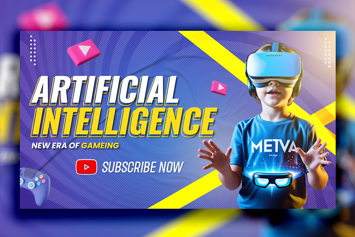 Creative gaming thumbnail, a Social Media Template by AyyazMomin (Photo 3 of 5)