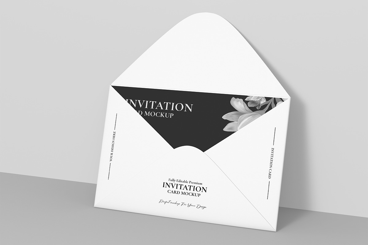 Editable Invitation Card Mockup, a Product Mockup by graphypix (Photo 4 of 4)