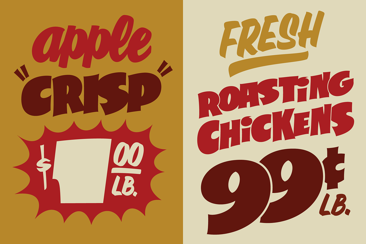 Farm Fresh Collection (3 fonts), a Handwritten Font by Doug Best Foundry (Photo 1 of 4)