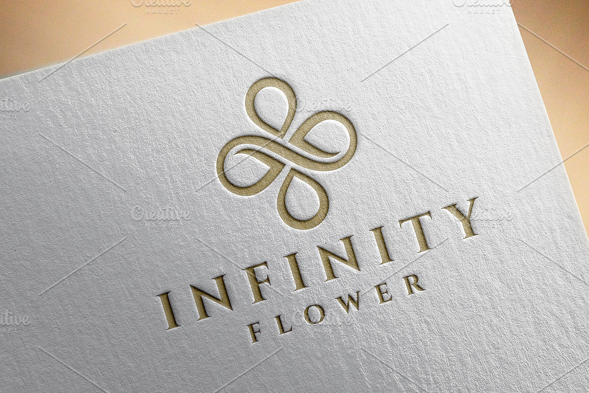 Infinity Flower Logo Design, a Branding & Logo Template by yopie (Photo 2 of 6)