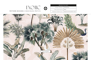 Exotic, Elegant Tropical Prints