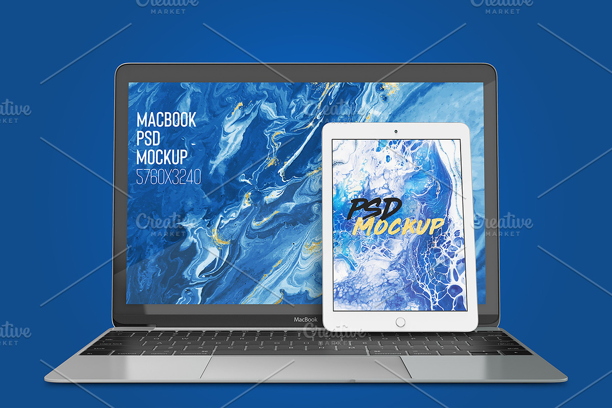 11 Device Scene PSD Mockup Col, an Object Graphic by Sinlatown (Photo 2 of 14)