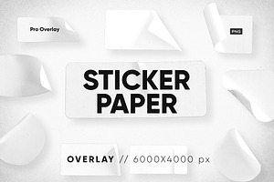 20 Sticker Paper Textures HQ