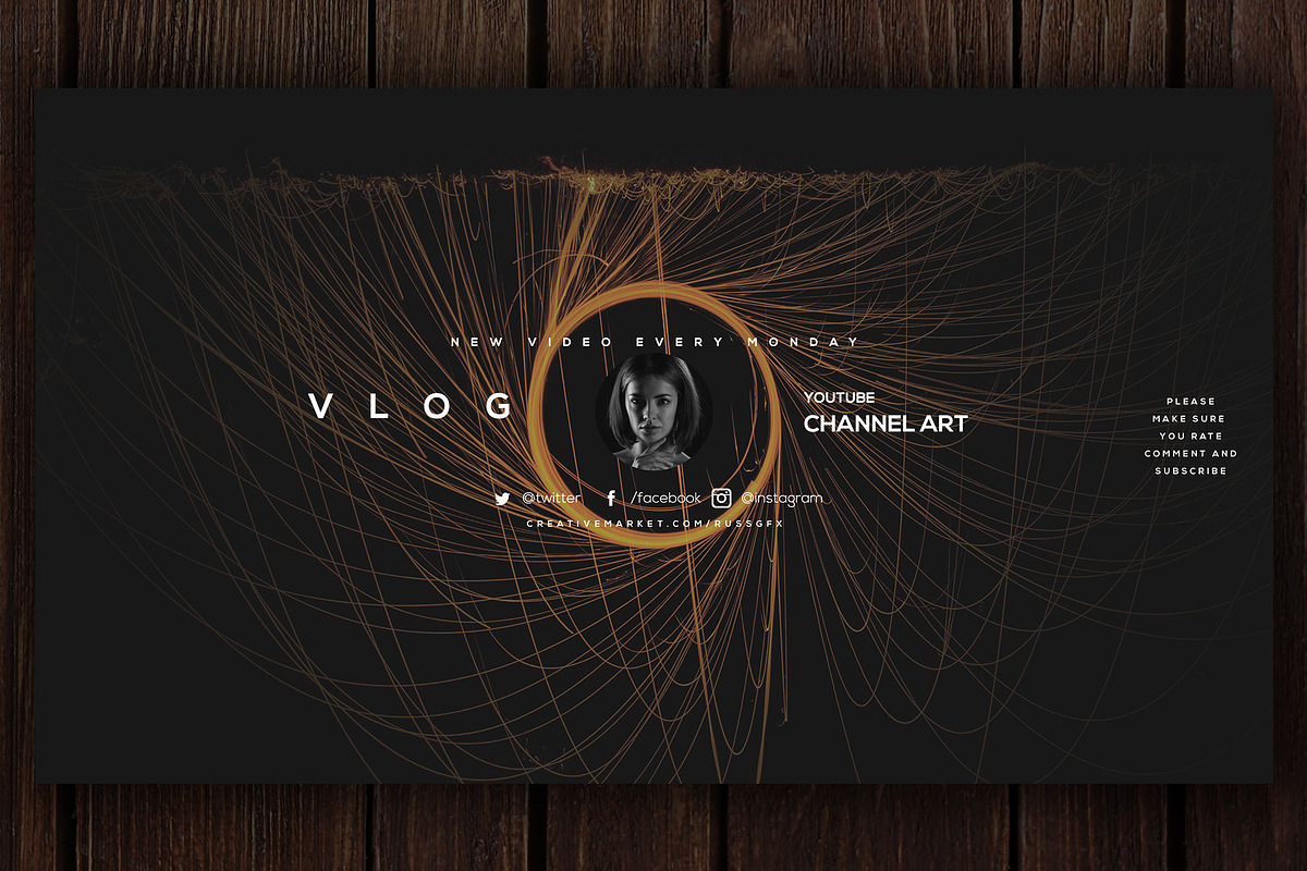 10 Youtube Channel Art Banners vol11, a Social Media Template by RussGFX (Photo 11 of 13)