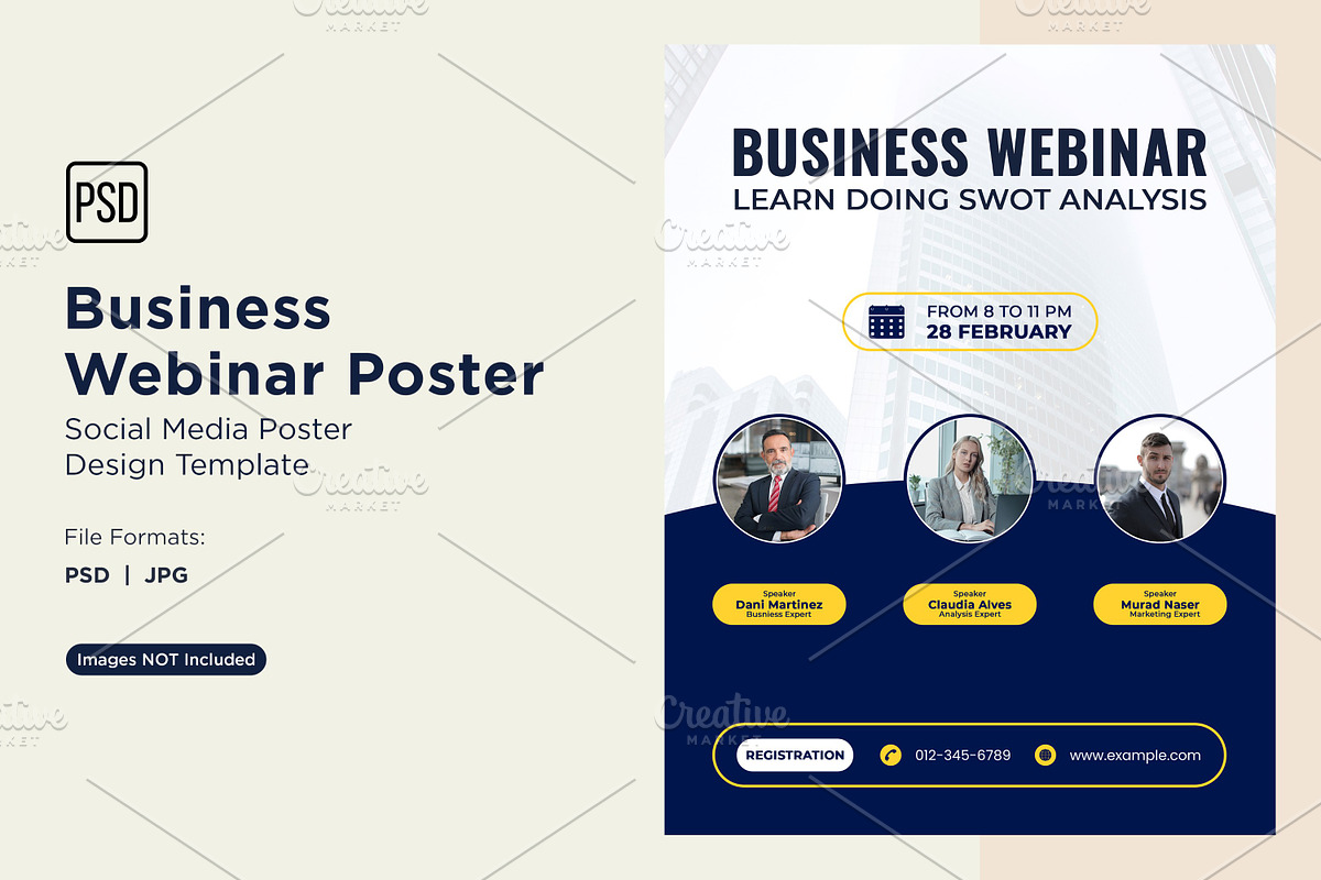 Business Webinar Poster Design 03, a Social Media Template by shahsoft (Photo 1 of 2)