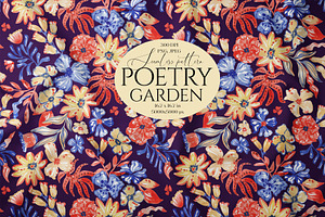 Folk Floral Ornamental Pattern