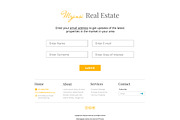 Minimalistic Real Estate Website PSD, a Landing Page Template by NeptuneDesign (Thumbnail 3 of 5)