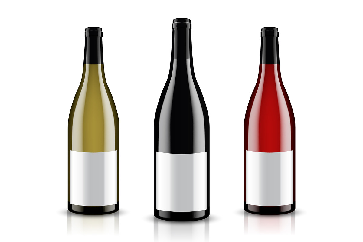 Wine bottle. Mock-up set., a Product Mockup by Nomber_86 (Photo 3 of 8)