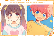 Soft Procreate Brushes, a Brush Add-On by Cozy Brushery (Thumbnail 5 of 8)