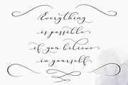 Mirabella, a Script Font by Larin Type Co. (Thumbnail 7 of 11)