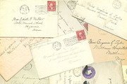 Vintage Letters and Envelopes, a Texture Graphic by Creatively Happy Studio (Thumbnail 2 of 3)