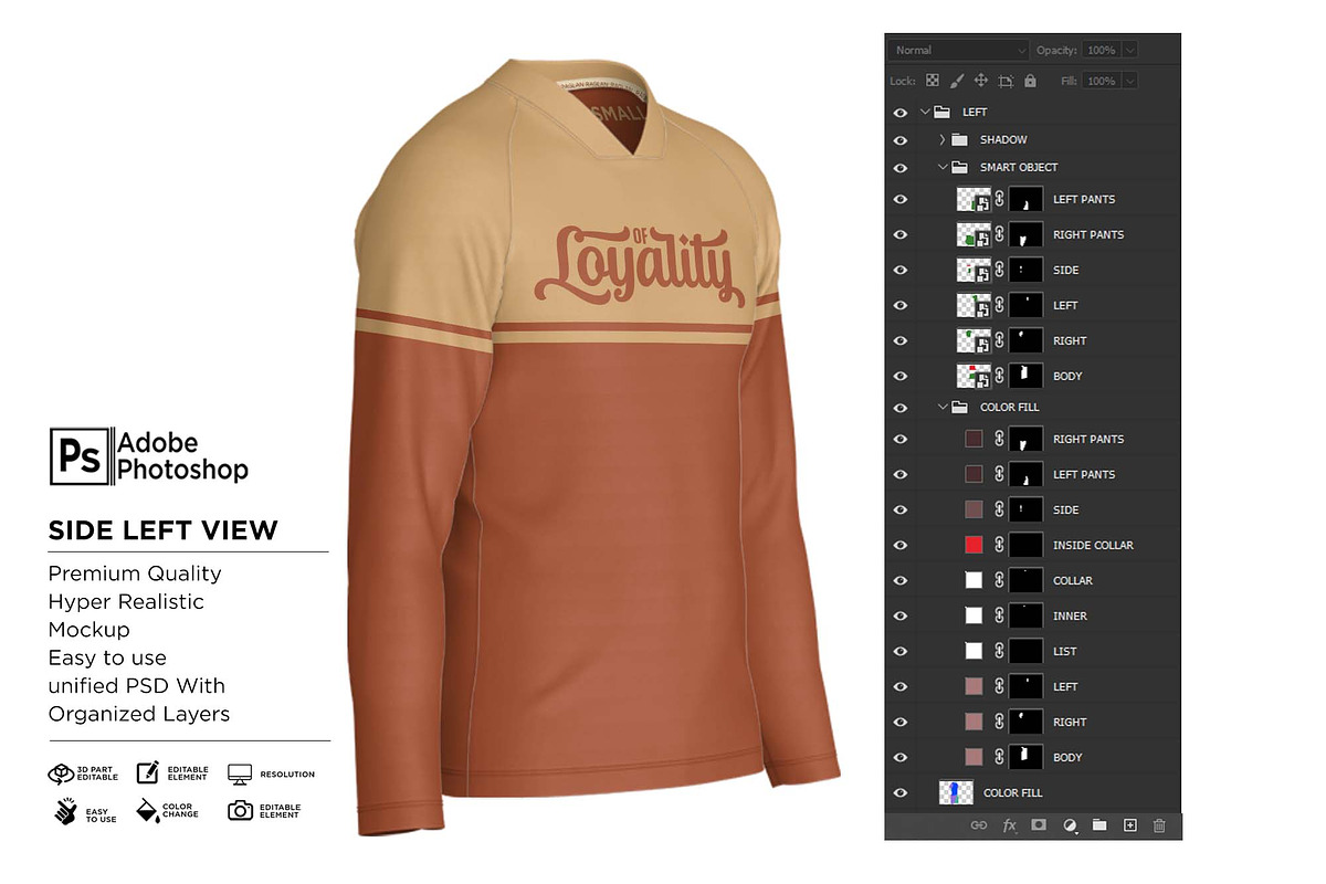 T-Shirt Neck VU L Raglan Mockup, a Shirt Mockup by Nanggroe Scripting (Photo 9 of 9)