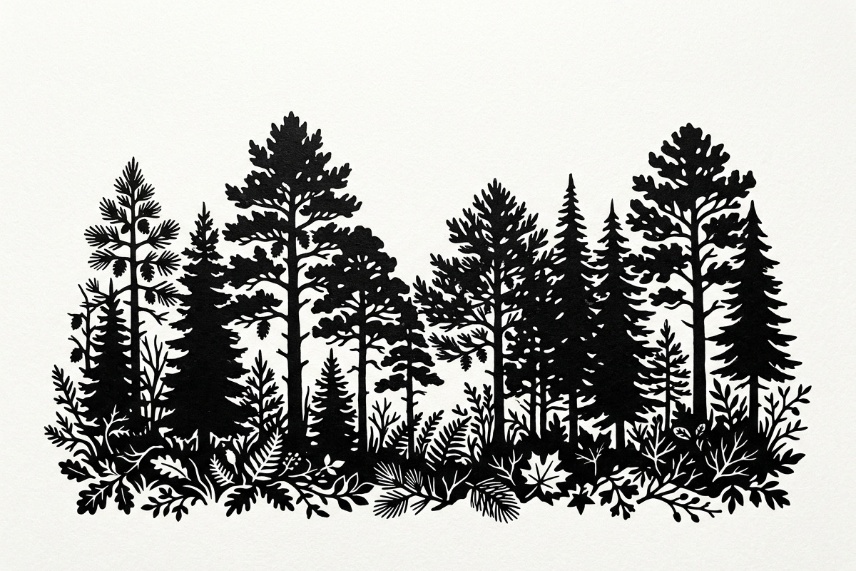 Majestic Pine Trees SVG, a Finance Illustration by Amazin_art (Photo 21 of 34)