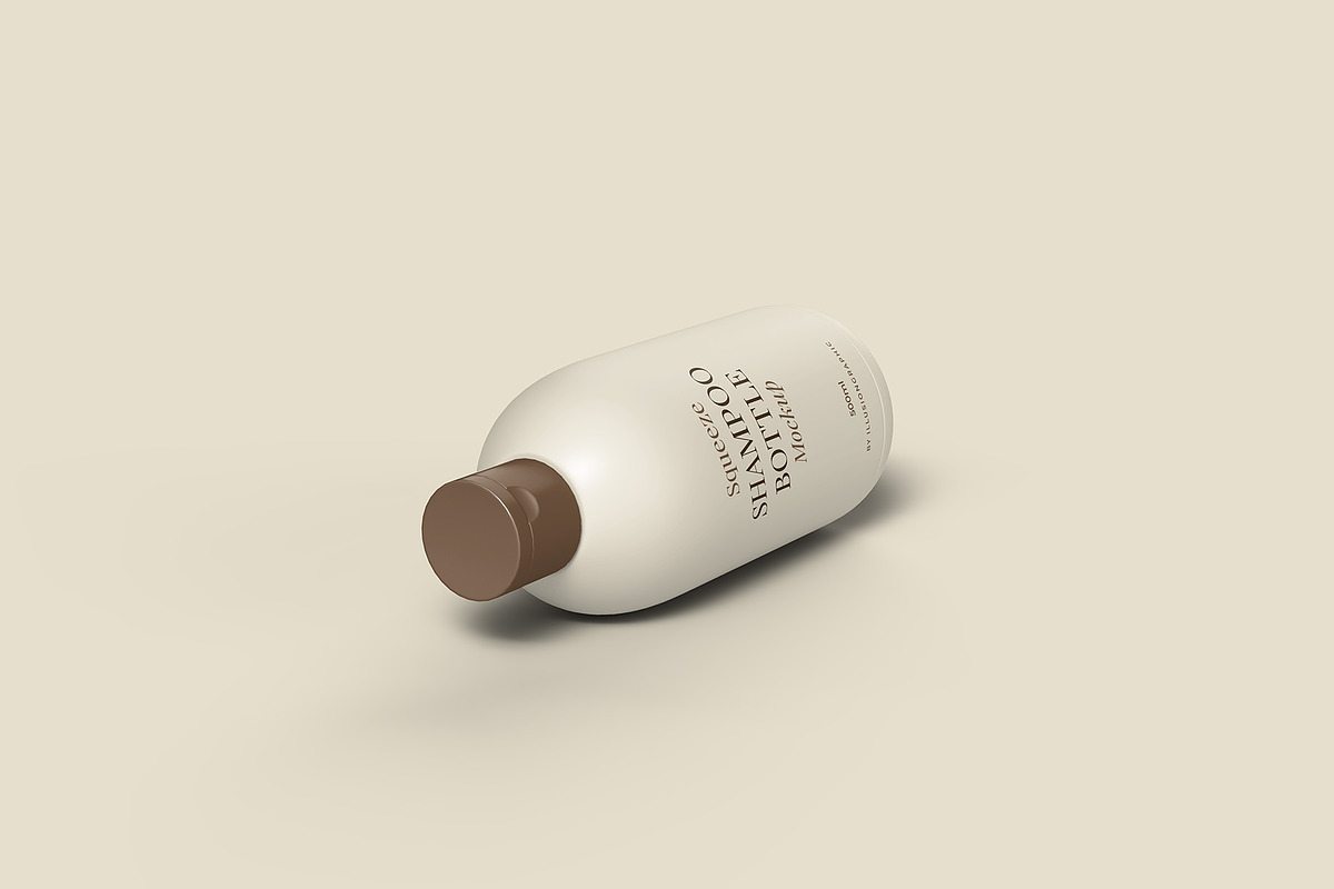 Squeeze Shampoo Bottle Mockup, a Packaging Mockup by Illusiongraphic (Photo 5 of 22)