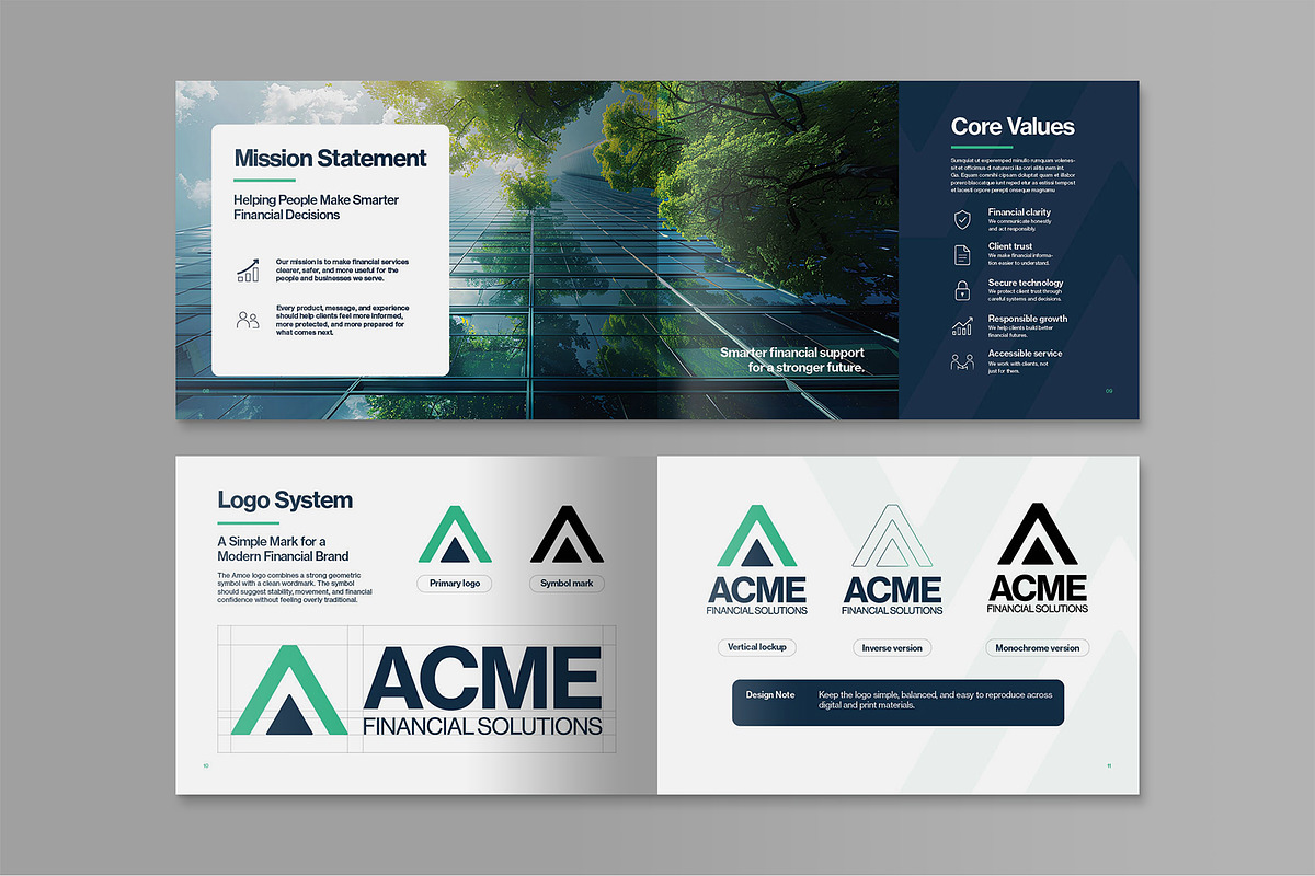 Brand Guidelines Template, a Brochure Template by BrandPacks (Photo 4 of 7)