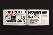 The Minimalist Resume Template, a Resume Template by E-Type (Thumbnail 5 of 6)