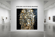 3 Metallic Abstract Female Portrait, a Texture Graphic by Atelier Nocturne Graphic (Thumbnail 5 of 5)