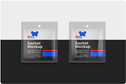 Transparent Sachet Mockup, a Packaging Mockup by Reformer Mockup (Thumbnail 3 of 4)