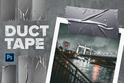 Isolated Gray Duct Tape [PSD], an Object Graphic by Block 81 (Thumbnail 1 of 4)