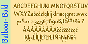 Balboat, a Handwritten Font by Ingrimayne Type (Thumbnail 5 of 8)