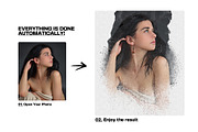 Watercolor Canvas Art Photo Effect, an Action Add-On by Photoshop Action (Thumbnail 3 of 17)