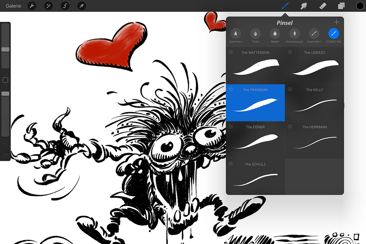 600+ Brushes Procreate BIG PACK, a Brush Add-On by Georg's Procreate Brushes (Photo 29 of 115)