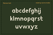 Muirenn | Sans-serif font, a Font by Auvrea Studio (Thumbnail 3 of 9)