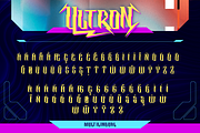 Ultron, a Sans Serif Font by Burntilldead (Thumbnail 11 of 13)