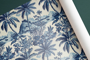 EXOTIC CHINOISERIE Seamless Pattern