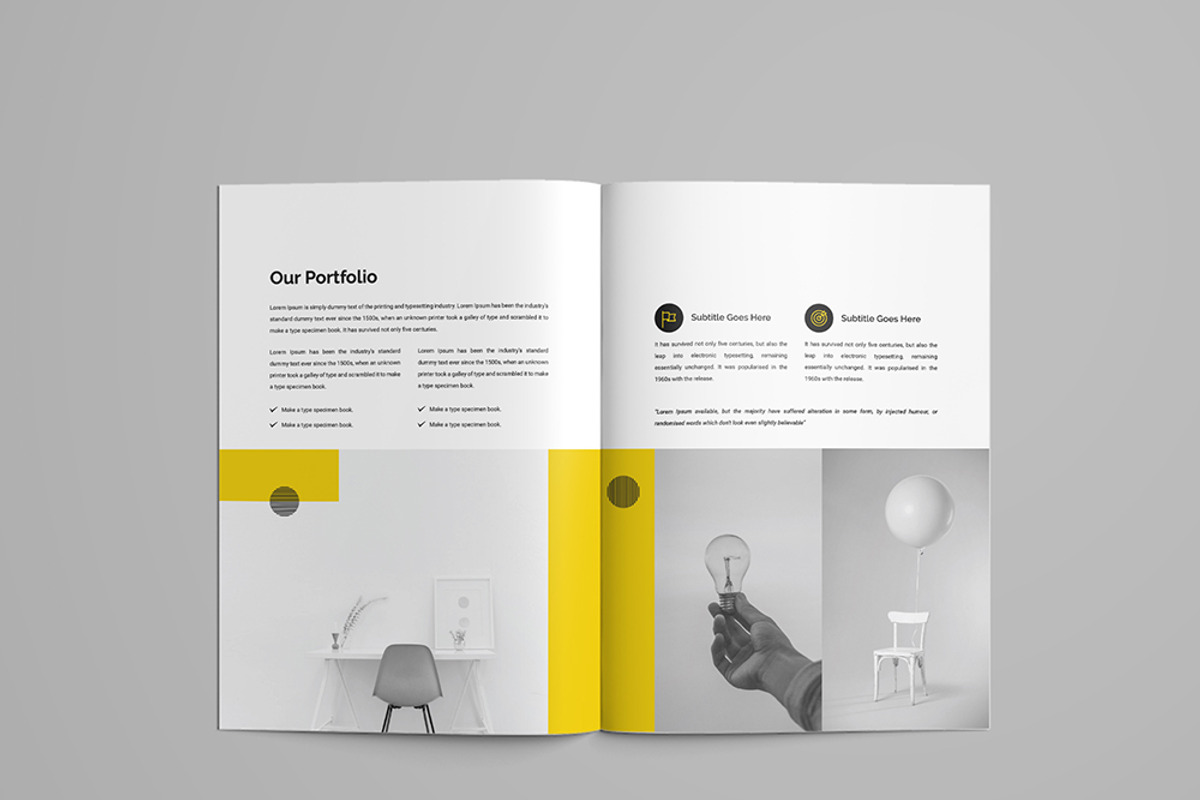 Clean Social Media Proposal Design, a Brochure Template by mijli (Photo 14 of 21)