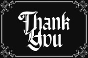 Gettegle Blackletter Font, a Blackletter Font by Bayuktx (Thumbnail 5 of 9)