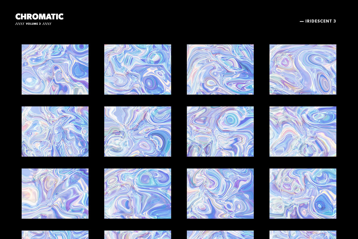 CHROMATIC - Liquid metal backgrounds, a Background Graphic by RAWSTR (Photo 6 of 12)
