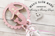 Magic Glow Wand: Mermaid SVG file, a Graphic by Snark Heart (Thumbnail 1 of 4)