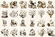 Dachshund Clipart Cozy Dog Png, an Illustration by DreamCafeArt (Thumbnail 2 of 6)