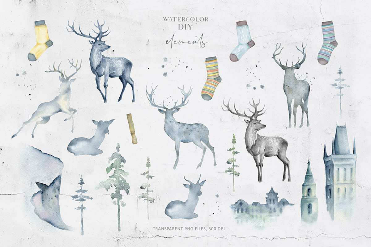 3 in 1 Christmas BUNDLE 50% OFF, a Decorative Illustration by Eva Katerina (Photo 30 of 45)