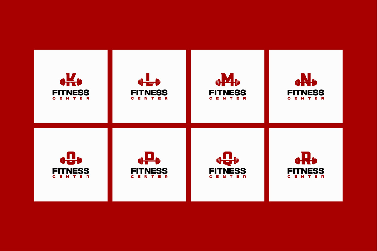 Alphabet and Numberic Fitness logo, a Branding & Logo Template by Lucky Creative (Photo 3 of 5)