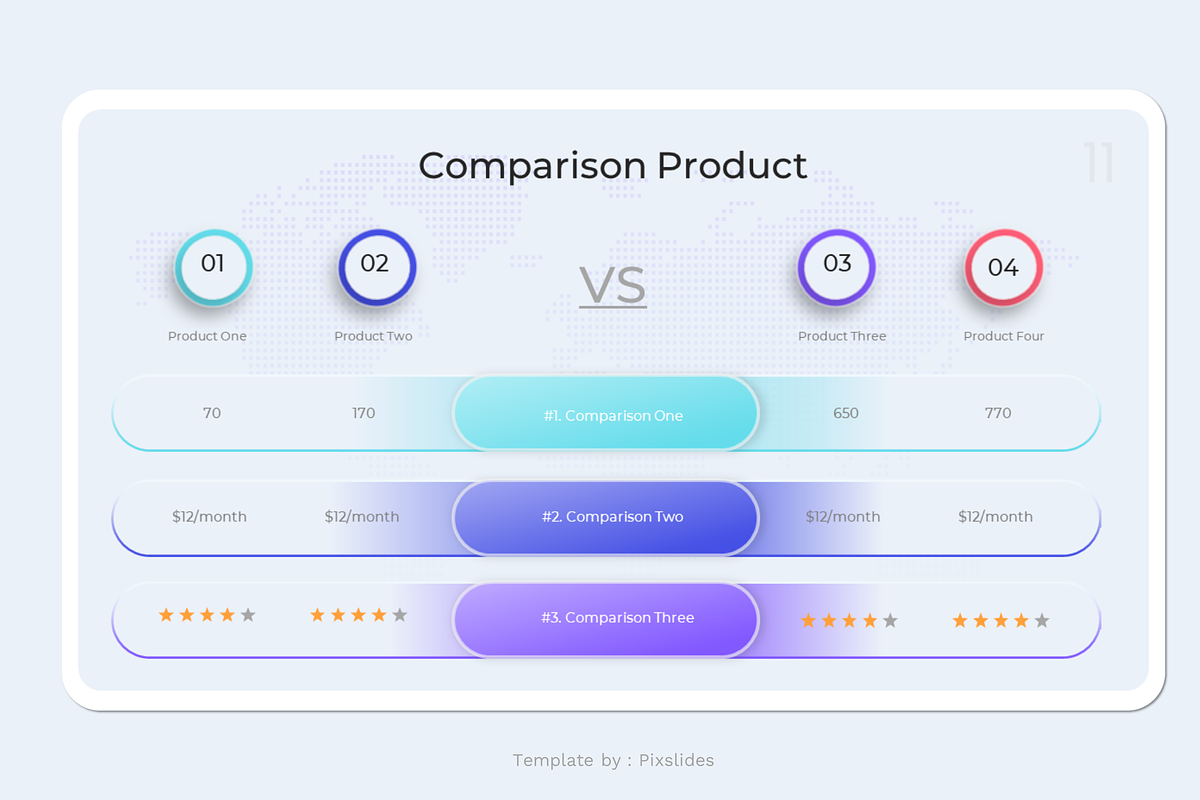Comparison Diagram PowerPoint, a Presentation Template by Pixslides (Photo 5 of 6)