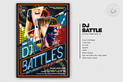 DJ Battle Flyer Template V1, a Flyer Template by ThatsDesignArt (Thumbnail 2 of 7)