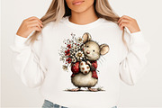 Whimsical Easter Mouse Clipart Png, an Illustration by Craft Nest (Thumbnail 8 of 11)