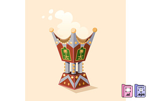 Traditional Saudi Incense Burner, an Object Illustration by MISS CHATZ