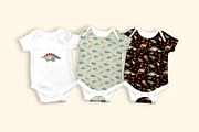 Watercolor Dinosaurus Collection, a Pattern Graphic by Oksana Dovhopol Art (Thumbnail 8 of 16)