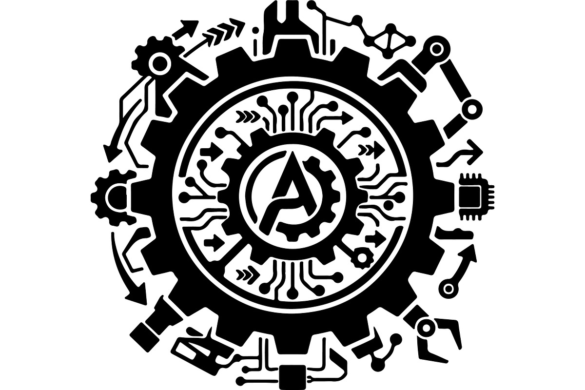 Gear and technology icons, a Technology Illustration by abu67222 (Photo 13 of 13)