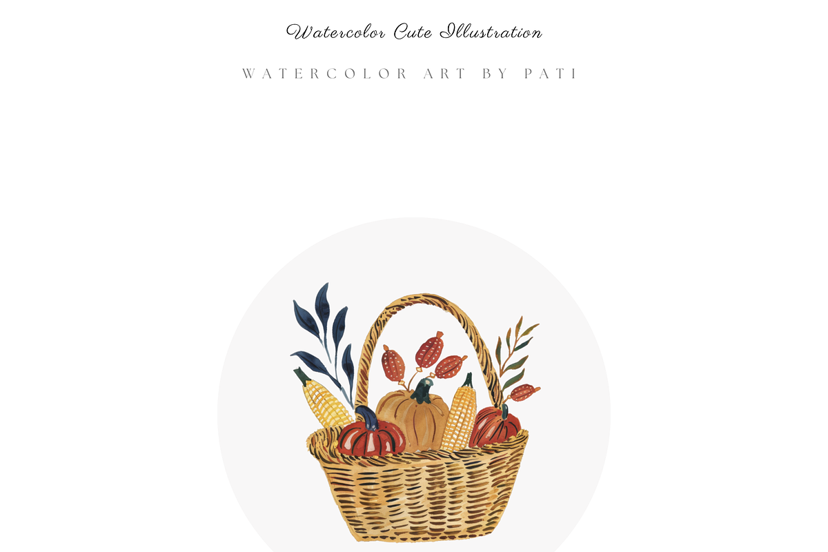 Thanksgiving Food Clipart Bundle, an Illustration by Pati Paints (Photo 9 of 13)